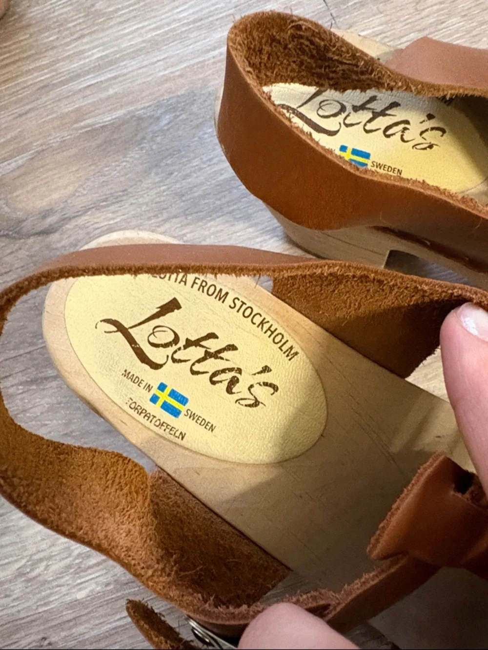 Lotta’s wood clogs from Sweden - Picture 4 of 7